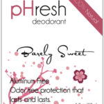 pHresh Chemical-free Deodorant Giveaway