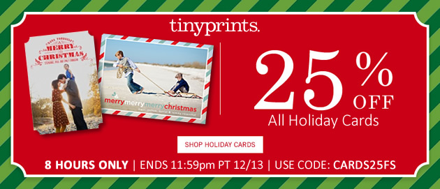 Amazing deal today for your Christmas Cards!