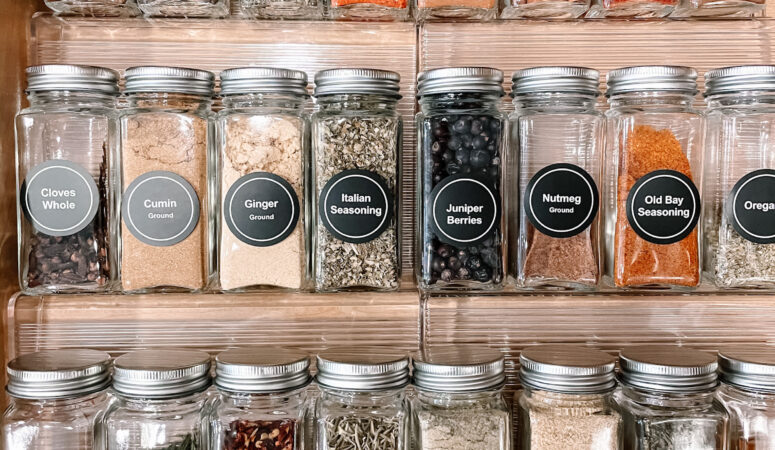 Let’s get organized-Spice Jars