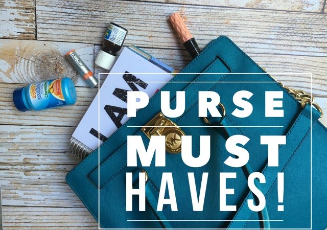 My Purse Must Haves! Your purse could be a life saver.